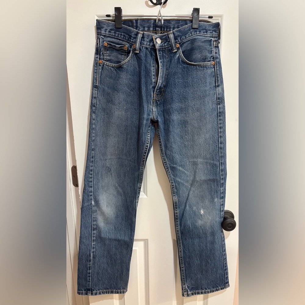 Levi's Straight Blue Jeans